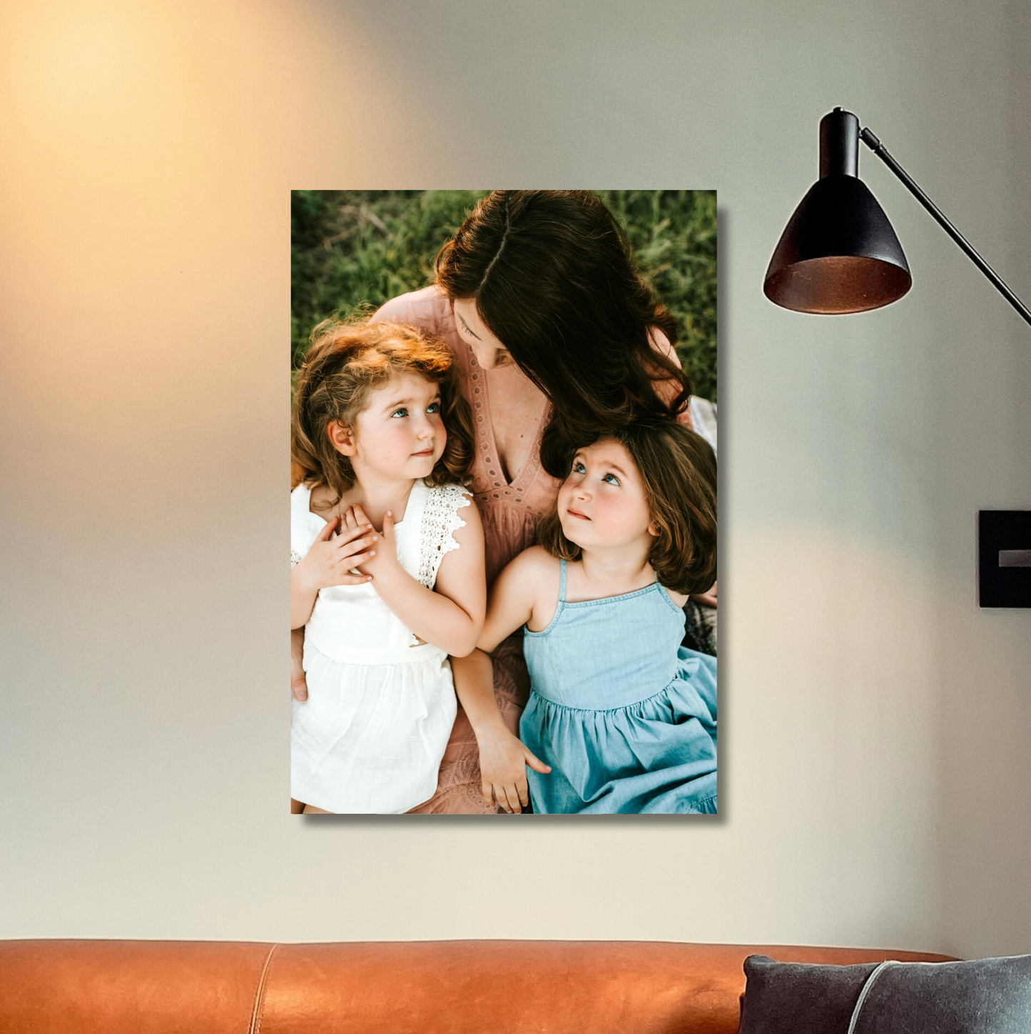 2x1 Cuadro Personalizado 90x60 cm (con Bastidor)