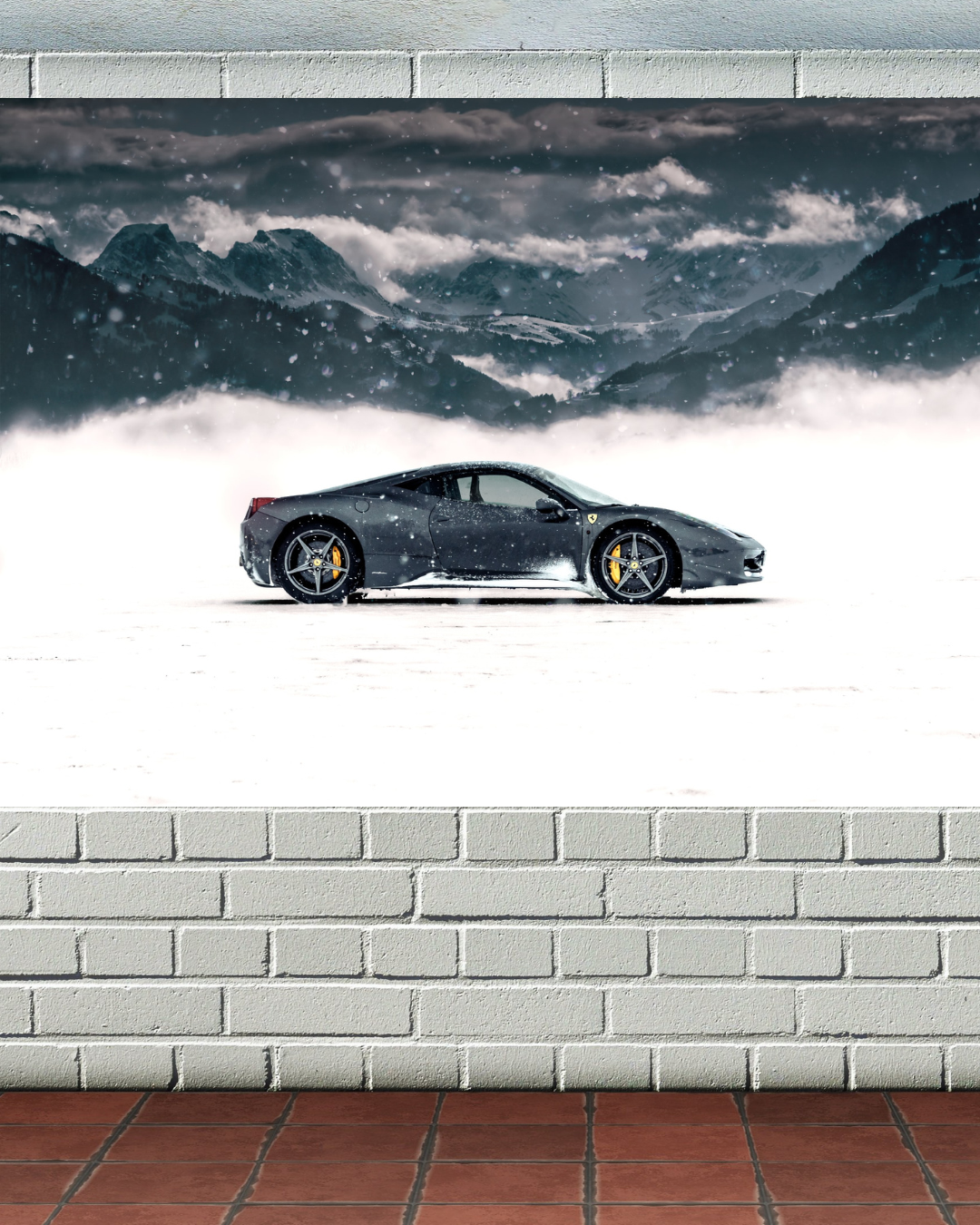 Ferrari en las Montañas