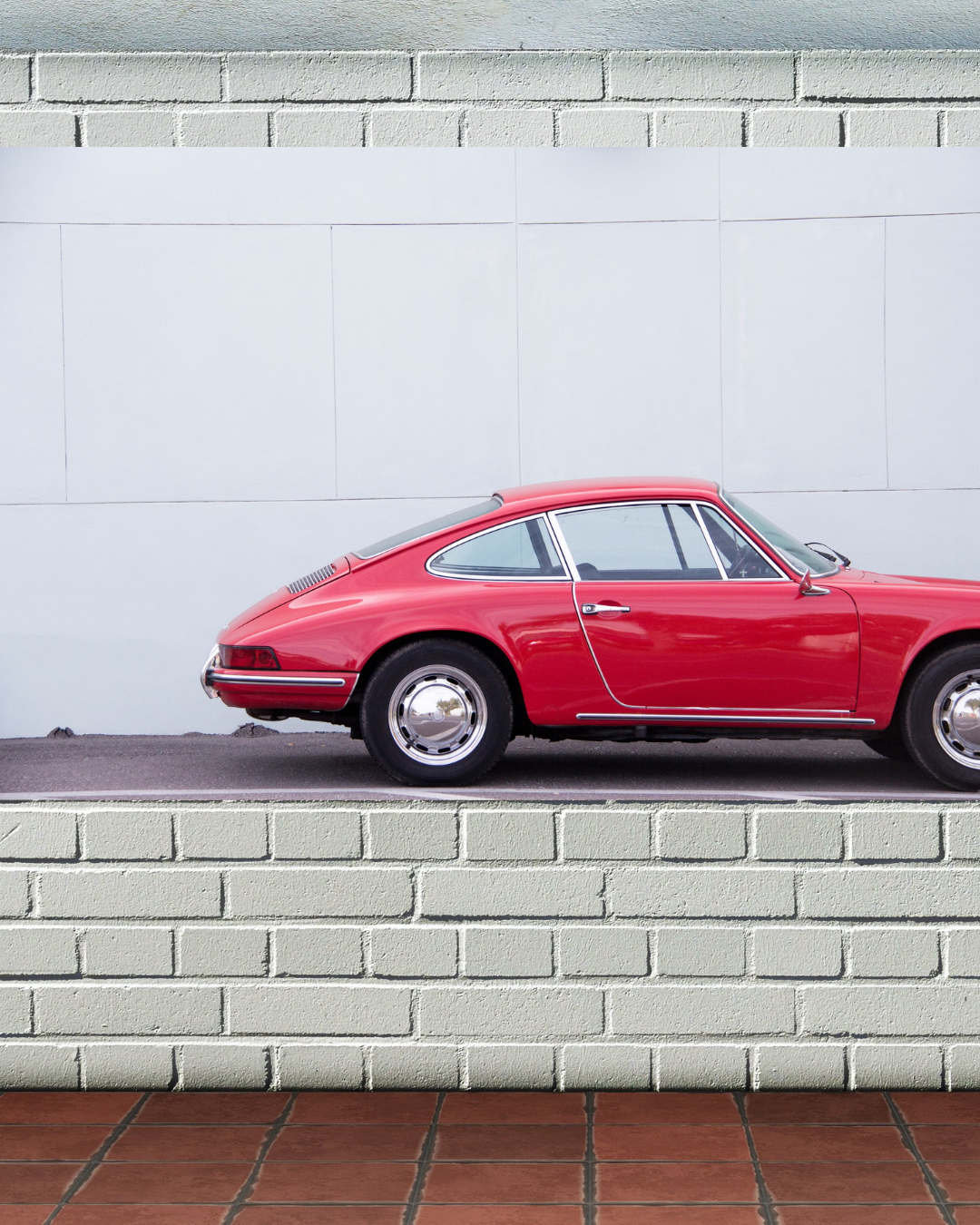 3/4 del Porsche