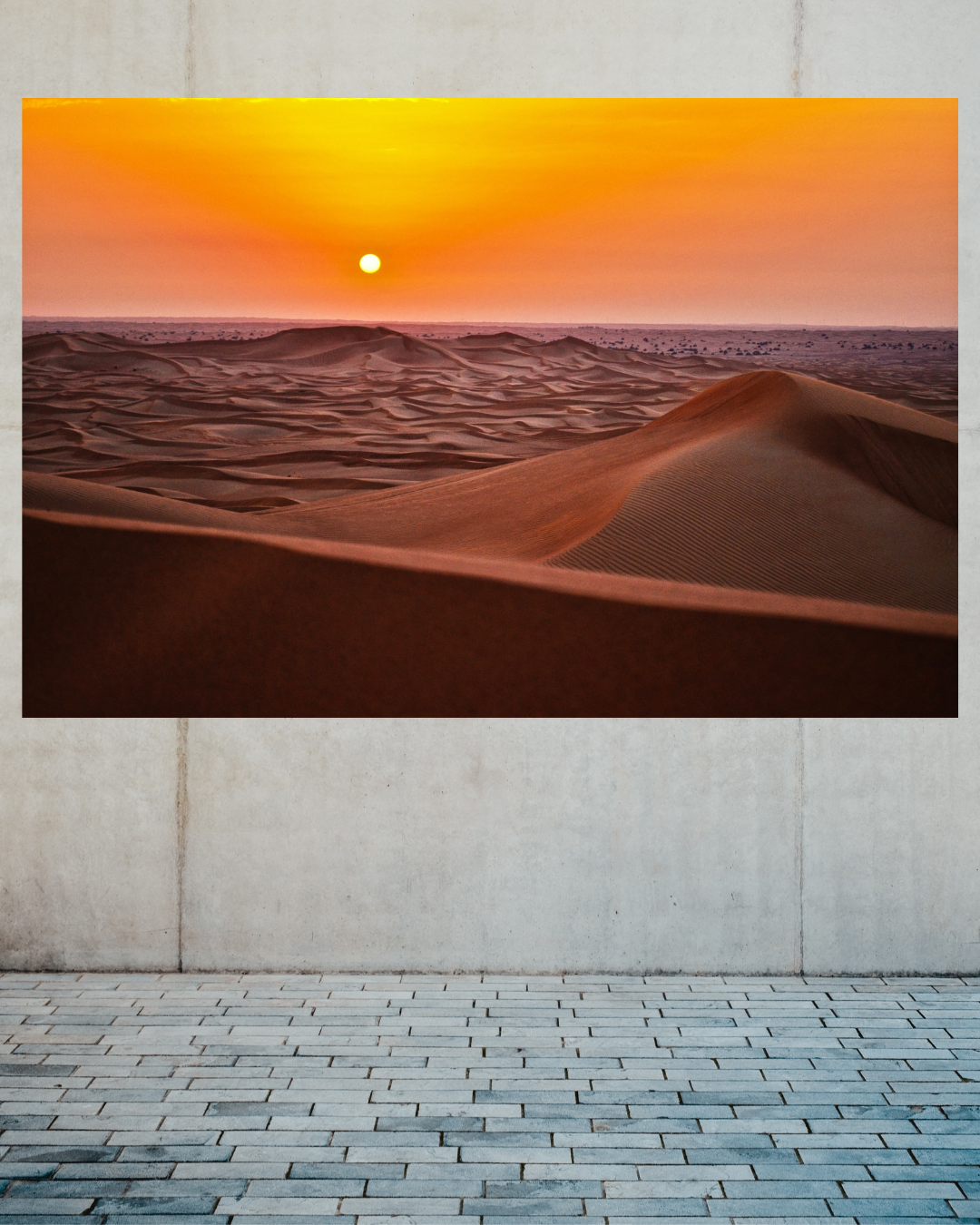 Atardecer en el Desierto del Sahara