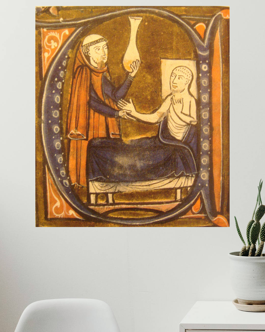 Cirujano Sosteniendo la Matula, Gerardus Cremonensis