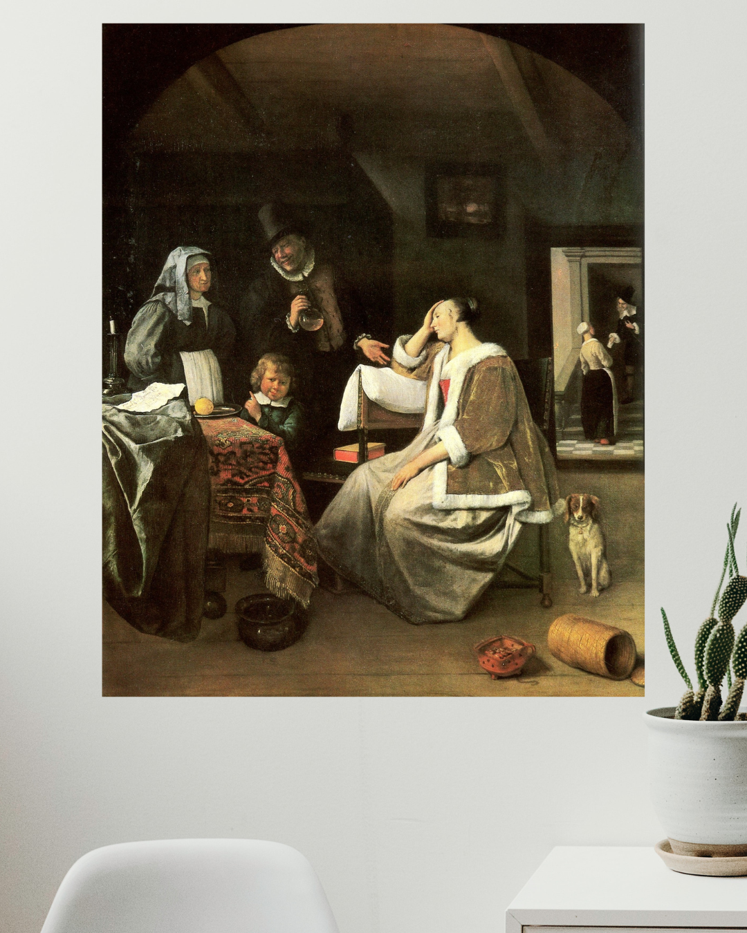 Die Liebeskranke, Jan Steen
