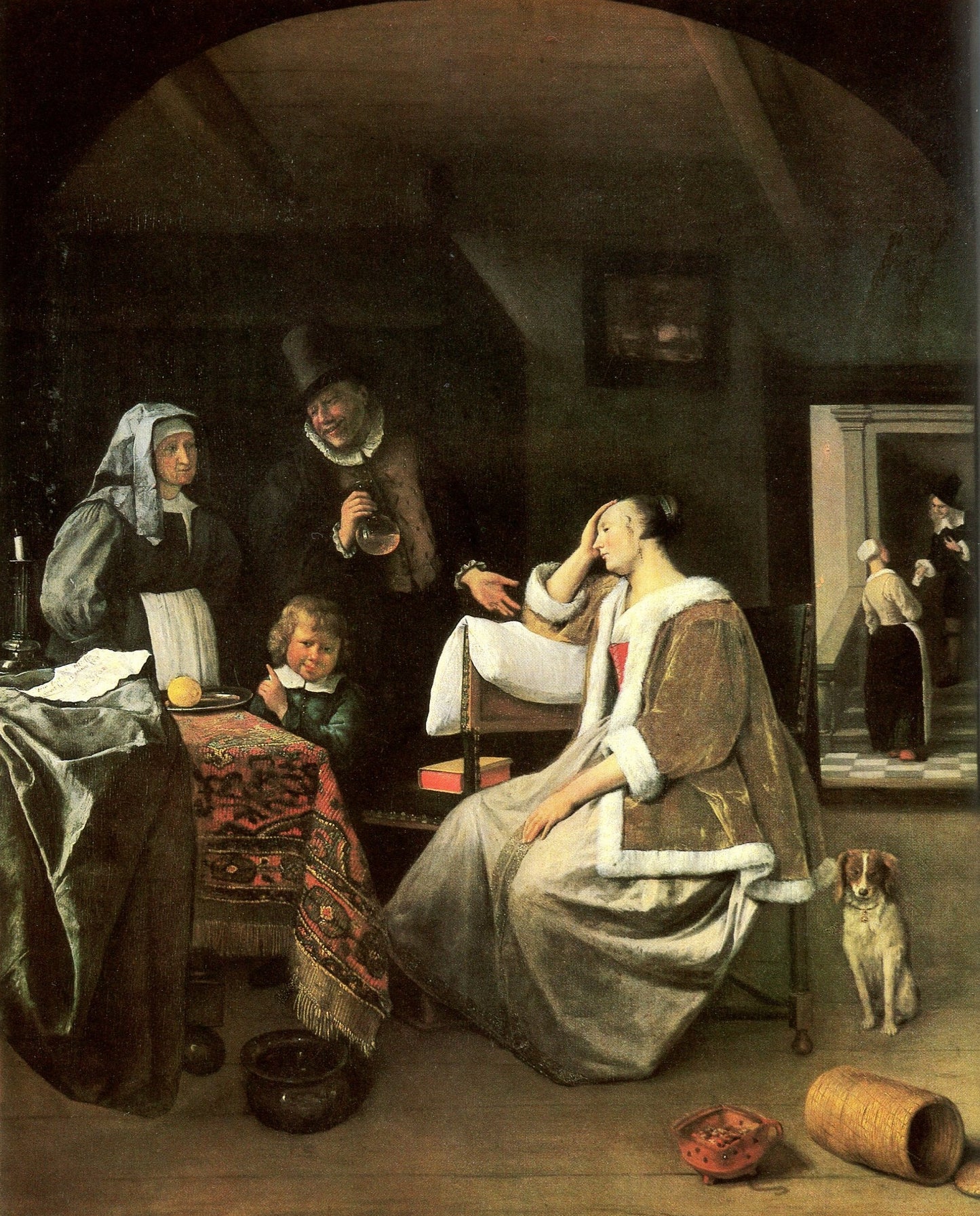 Die Liebeskranke, Jan Steen
