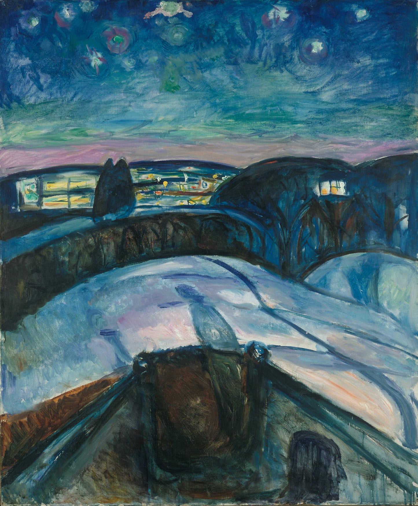 Noche Estrellada - Edvard Munch