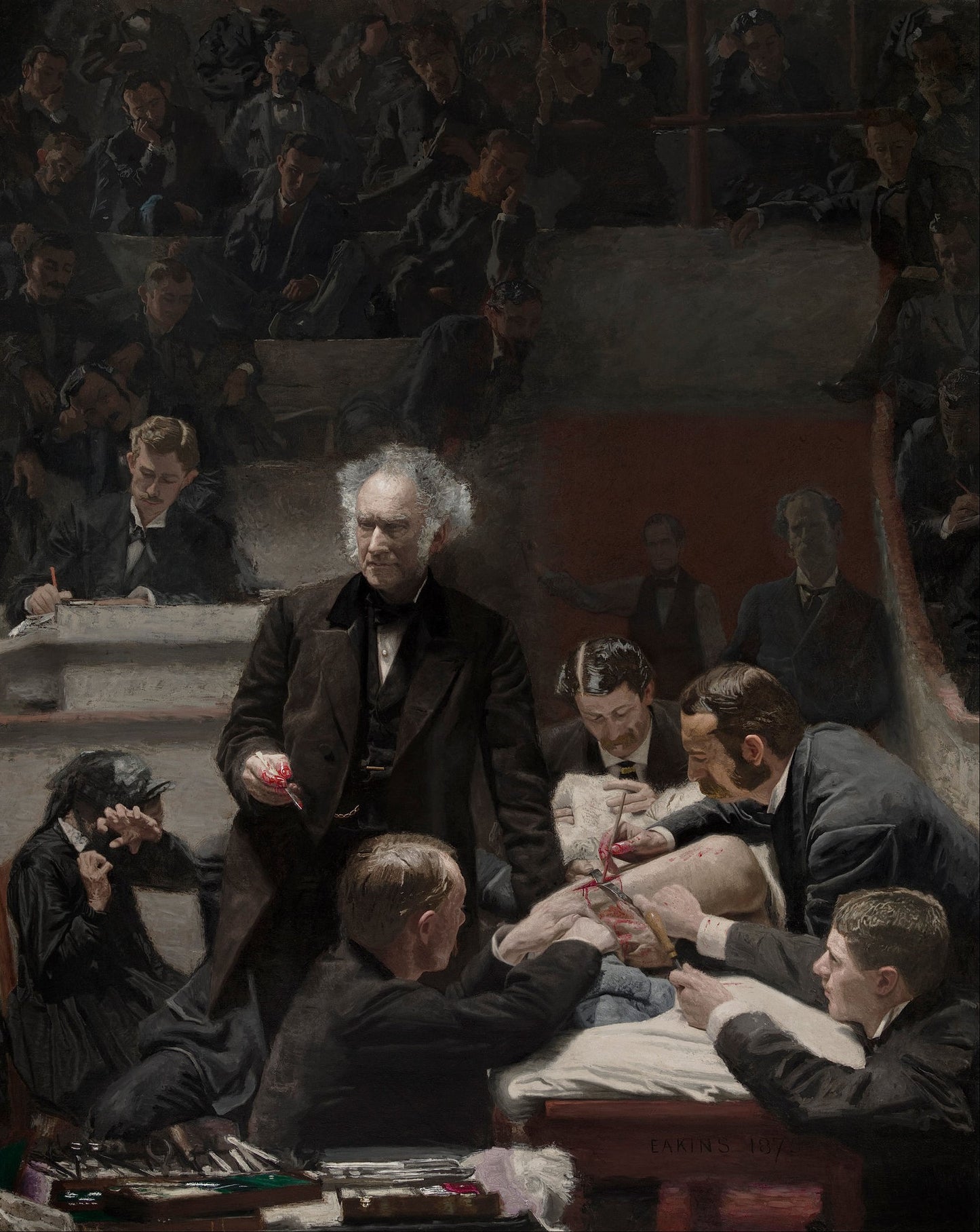 Retrato del Dr. Samuel Gross, Thomas Eakins