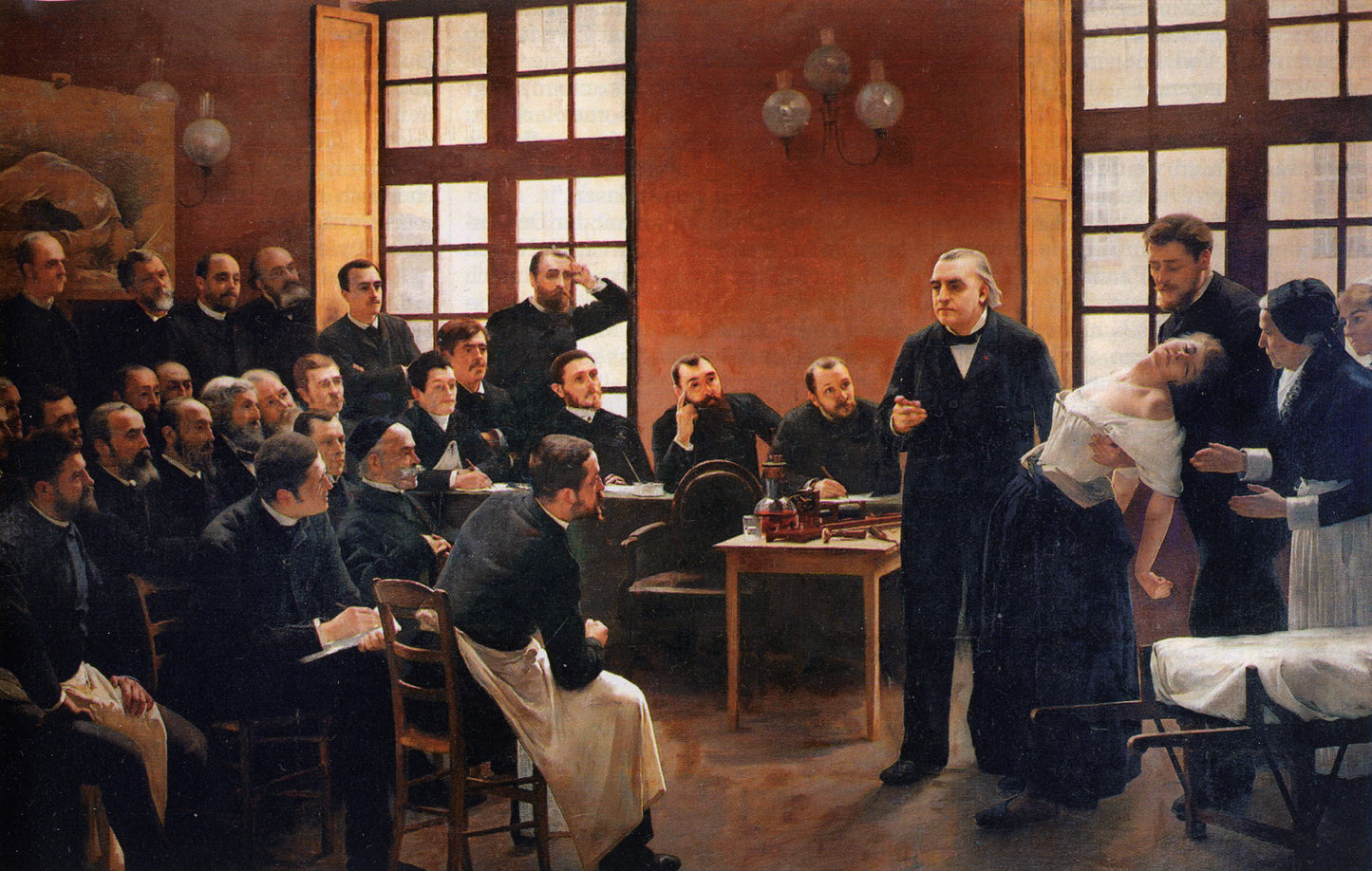 Una lección Clínica en la Salpêtrièr, André Brouillet
