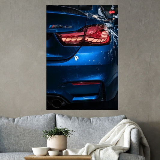 Blue BMW