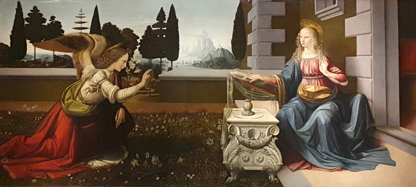 Anunciación - Leonardo da Vinci