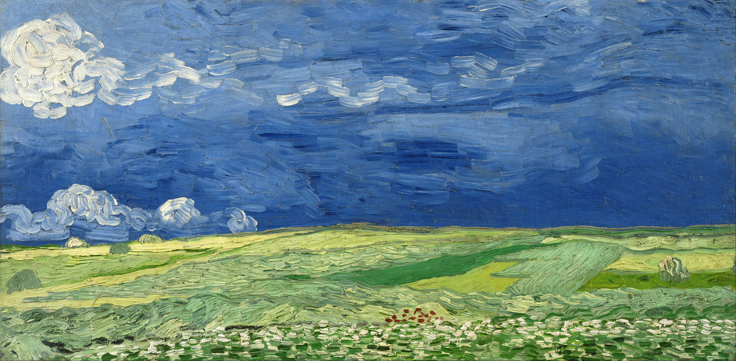 Campo de Trigo Bajo Nubes Tormentosas - Vincent van Gogh