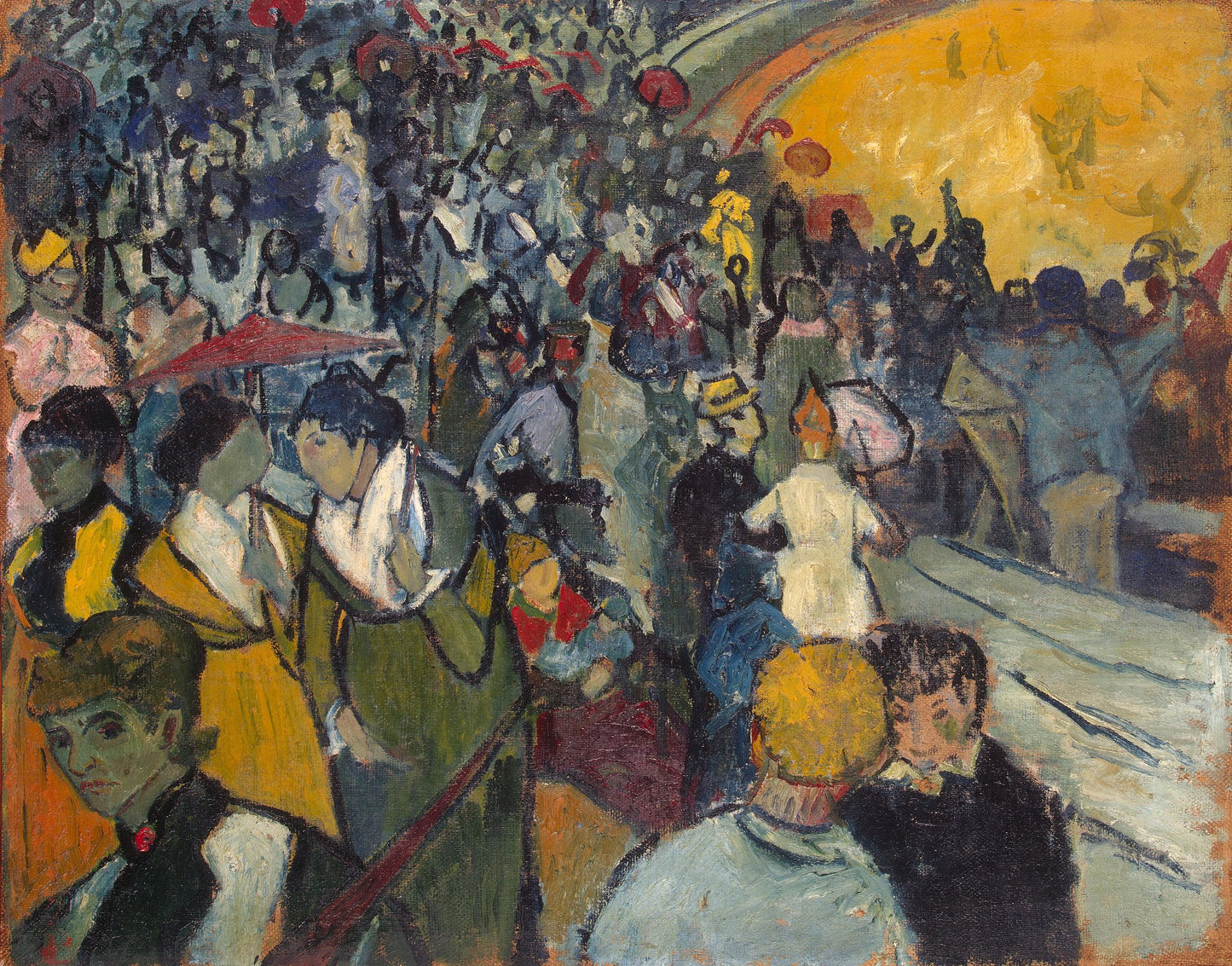 Espectadores en la Arena de Arles - Vincent van Gogh