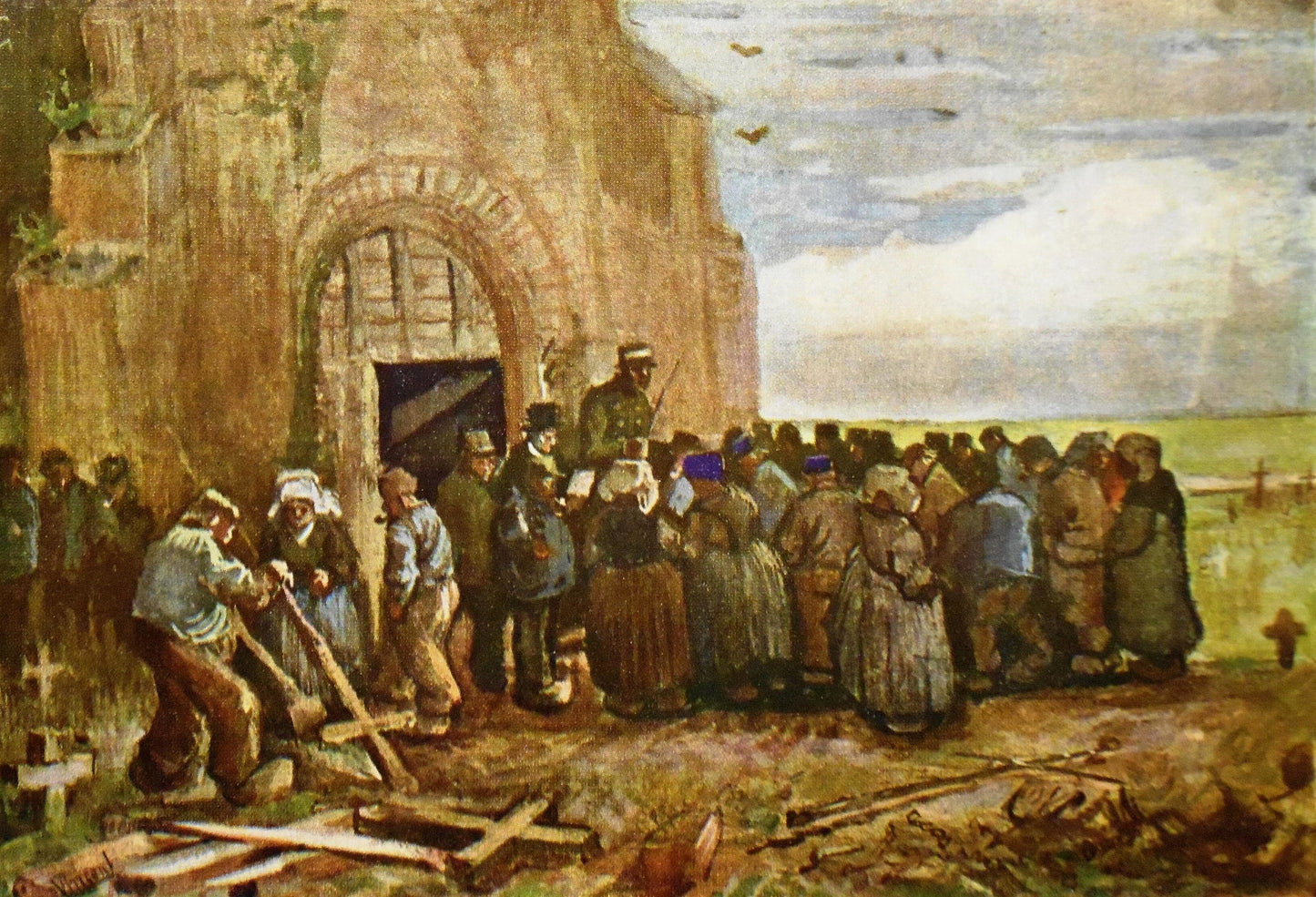 La Venta de las Cruces del Cementerio - Vincent van Gogh