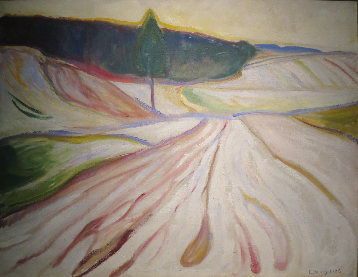 Paisaje de Invierno, Thüringen - Edvard Munch