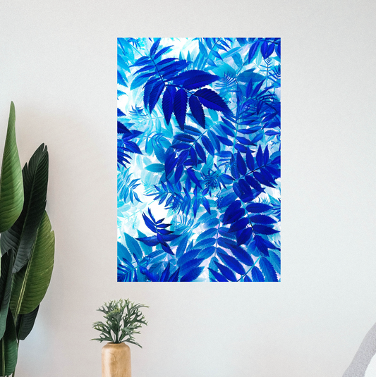 Hojas azules