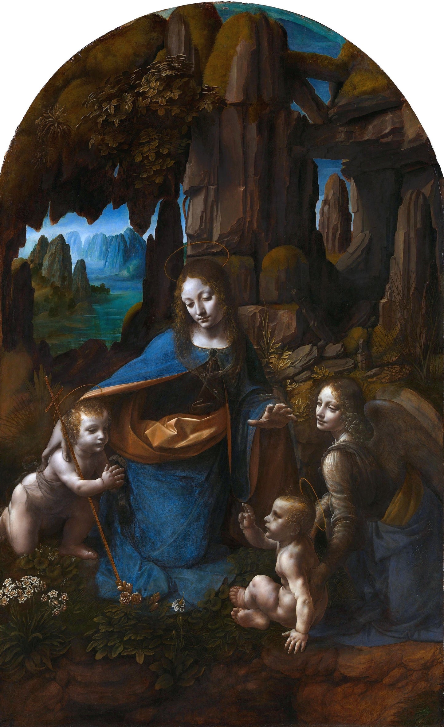 Virgen de las Rocas - Leonardo da Vinci