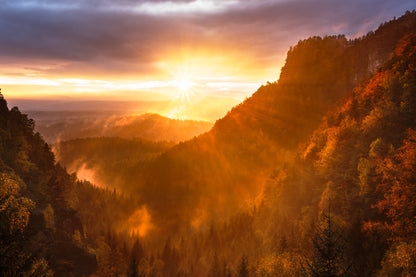 Atardecer desde las Montañas